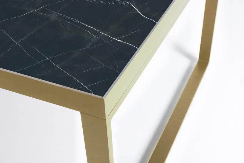 Restaurant Bistro Tisch Millo Black Line Marmor Optik Gold in Keramikoberflächen 240x120 Restaurant Bistro Tisch Millo Black Line Marmor Optik Gold in Keramikoberflächen 240x120