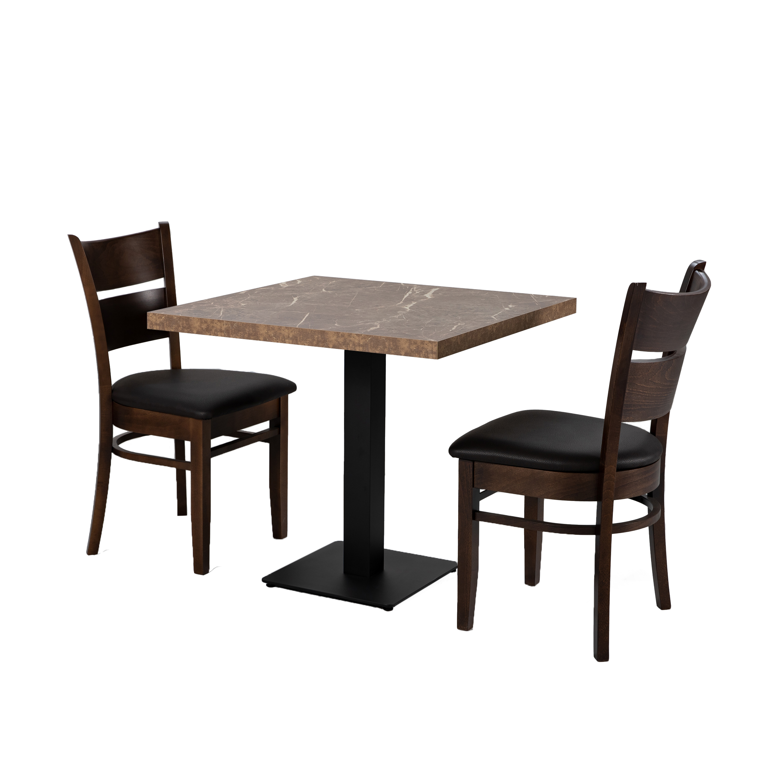 Restauranttisch Catania Mocca Marmor Optik 70x70cm Bistrotisch Gastrotisch-ING10747 Restauranttisch Catania Mocca Marmor Optik 70x70cm Bistrotisch Gastrotisch-ING10747