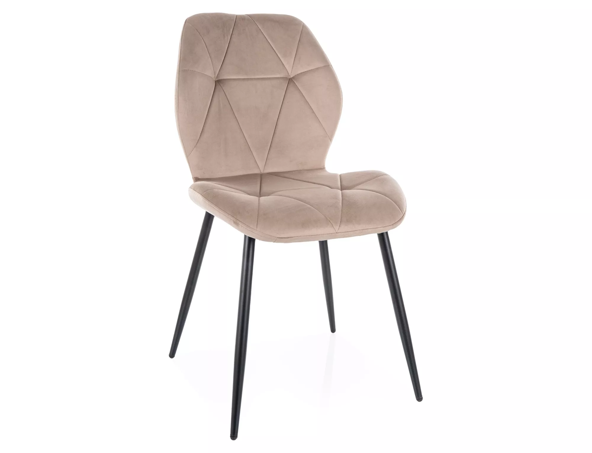 Restaurant Stuhl Silva Samt Stoff Dunklebeige gepolstert Restaurant Stuhl Silva Samt Stoff Dunklebeige gepolstert