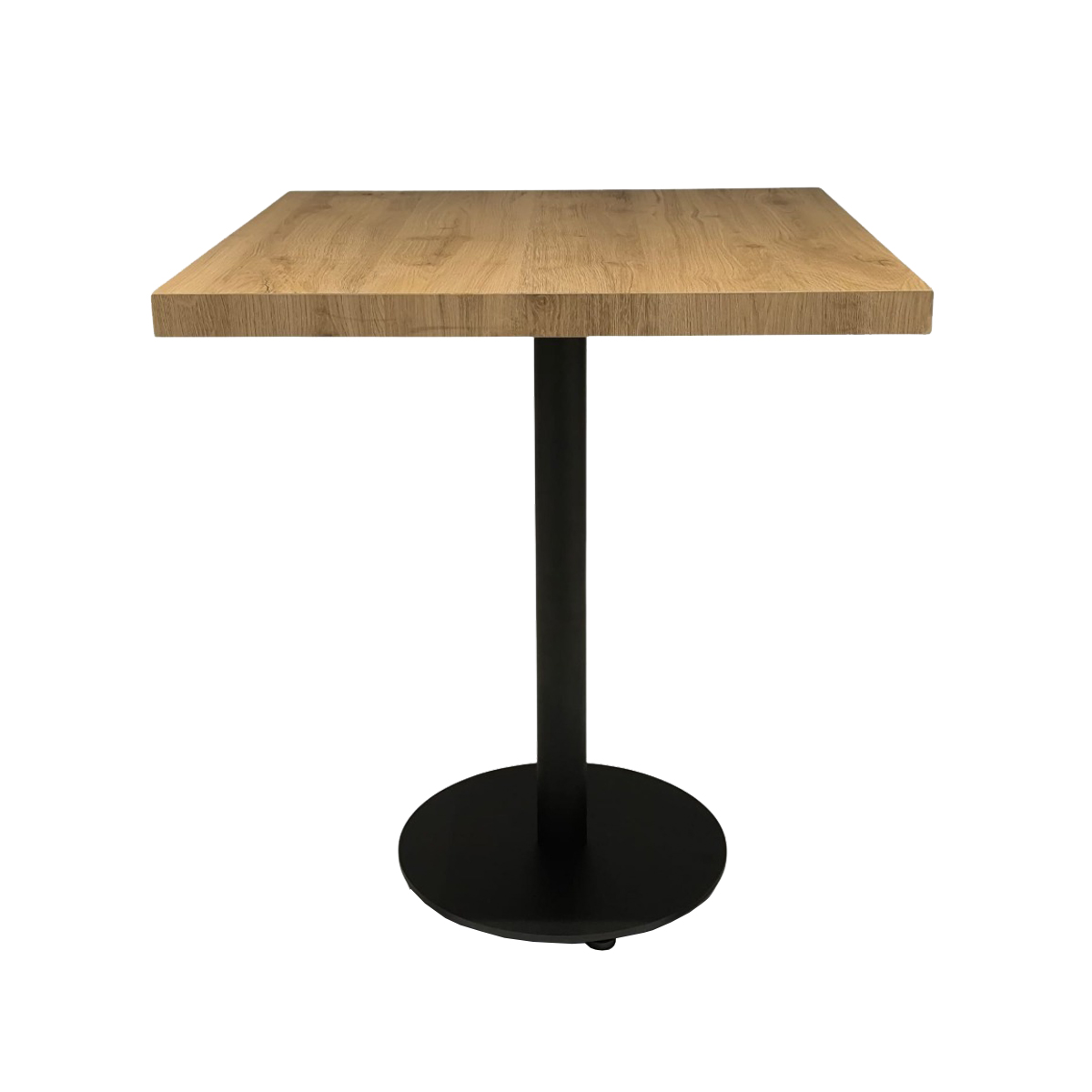 Tisch Ancona 69x69cm Fichte hell Restauranttisch Bistrotisch Tischbein Rund 