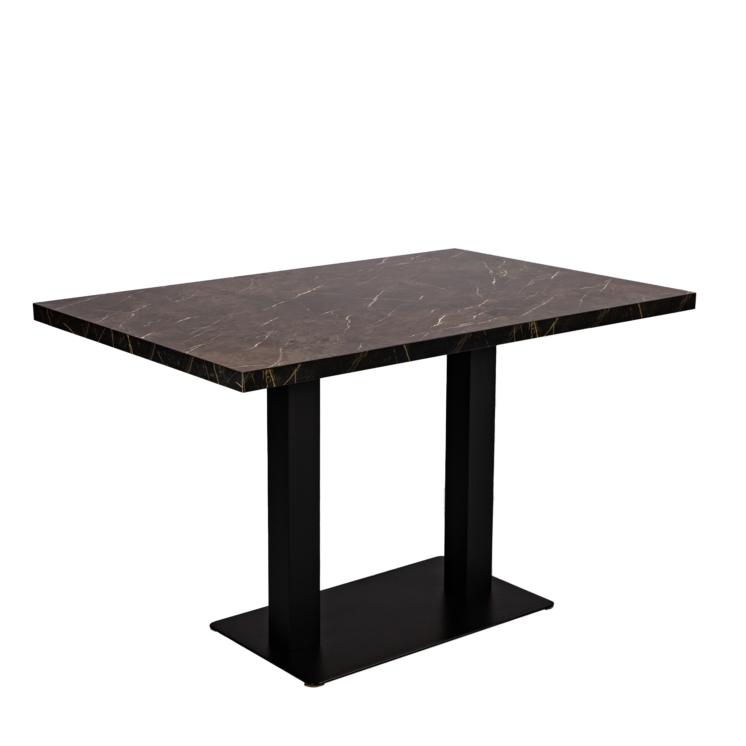 Restauranttisch Catania Braun Marmor Optik 120x80cm Bistrotisch Gastrotisch-ING10741 Restauranttisch Catania Braun Marmor Optik 120x80cm Bistrotisch Gastrotisch-ING10741