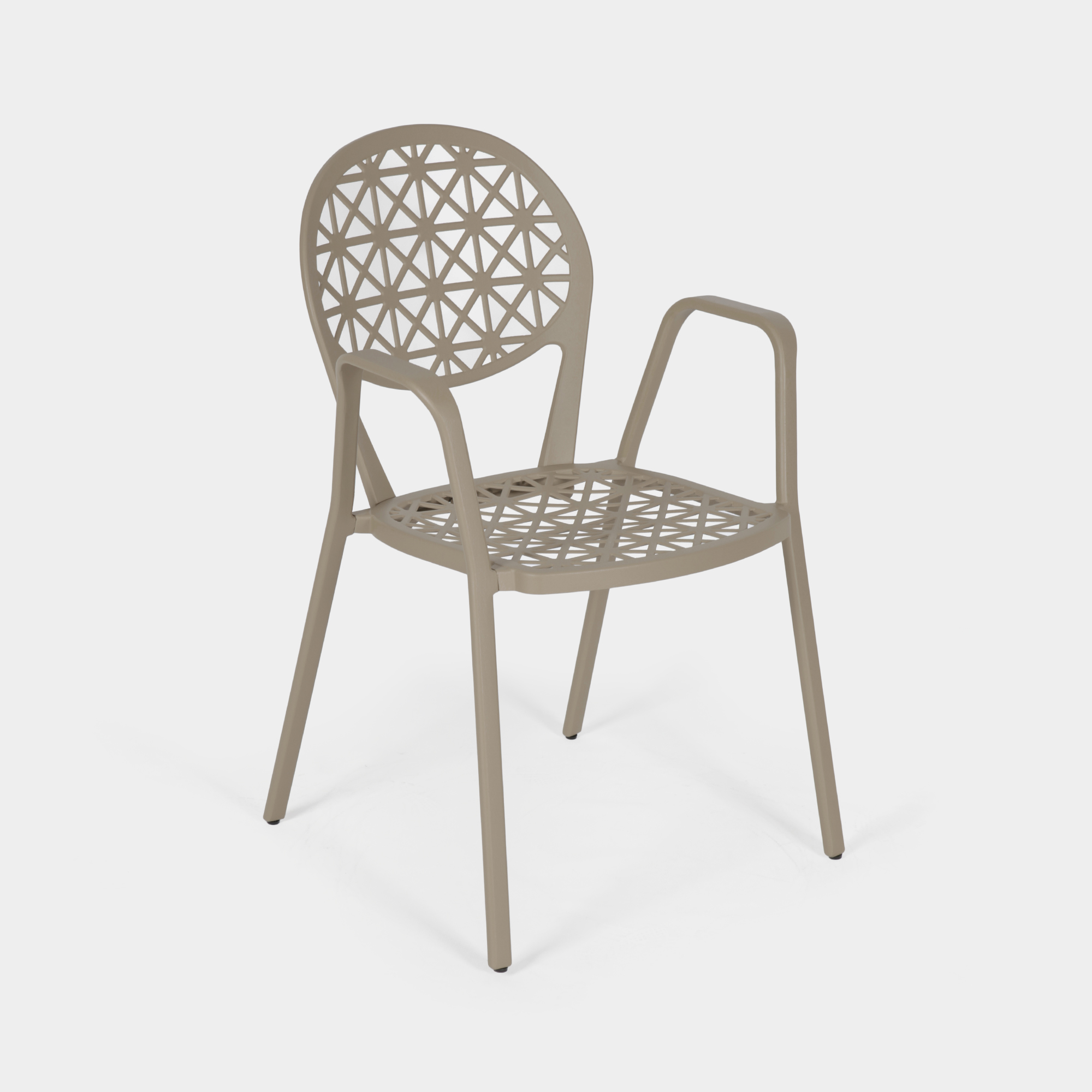 Outdoor Stuhl Aluminium Mersin Beige