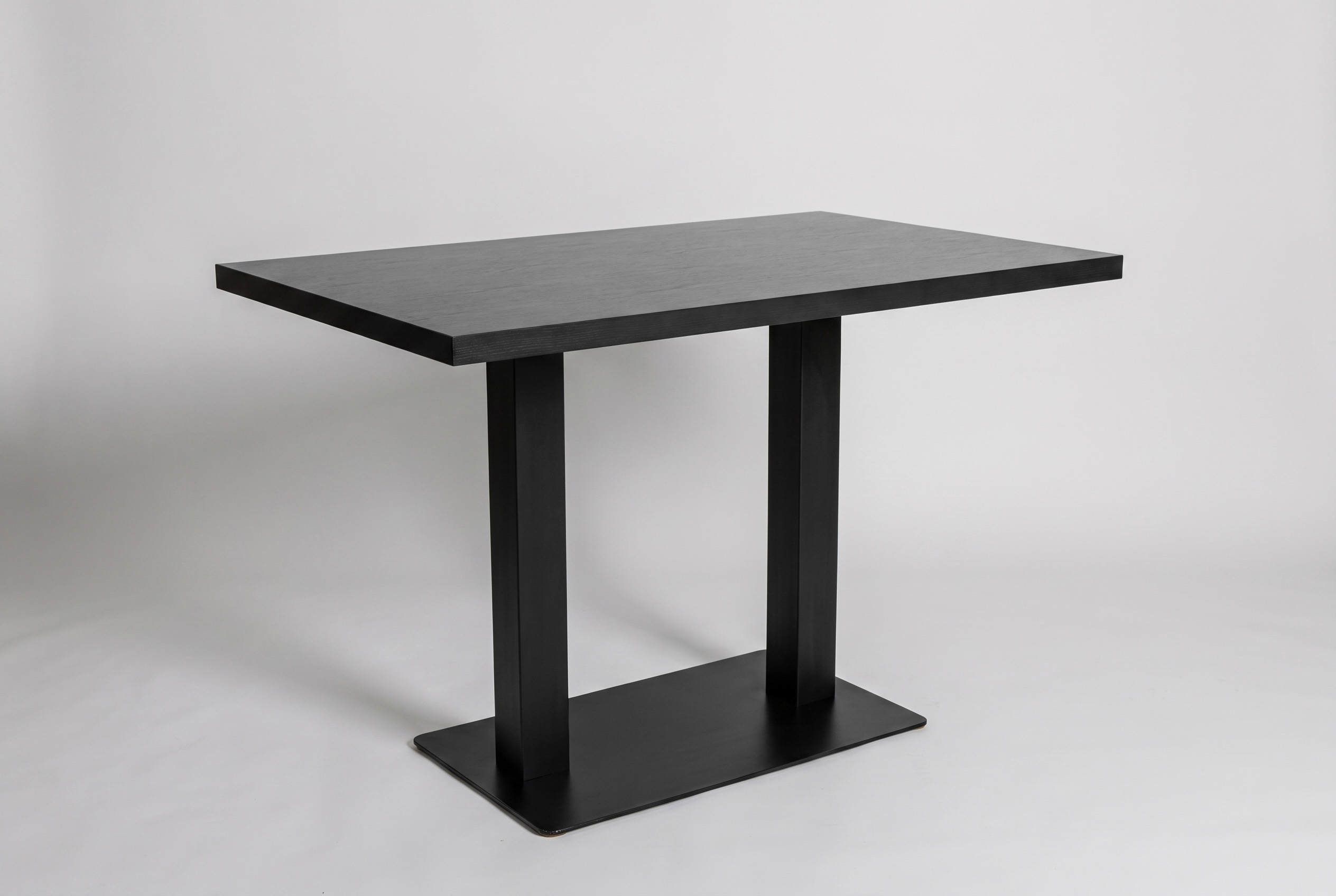 Tisch Salo 180x80cm Schwarz Restauranttisch Bistrotisch Gastrotisch
