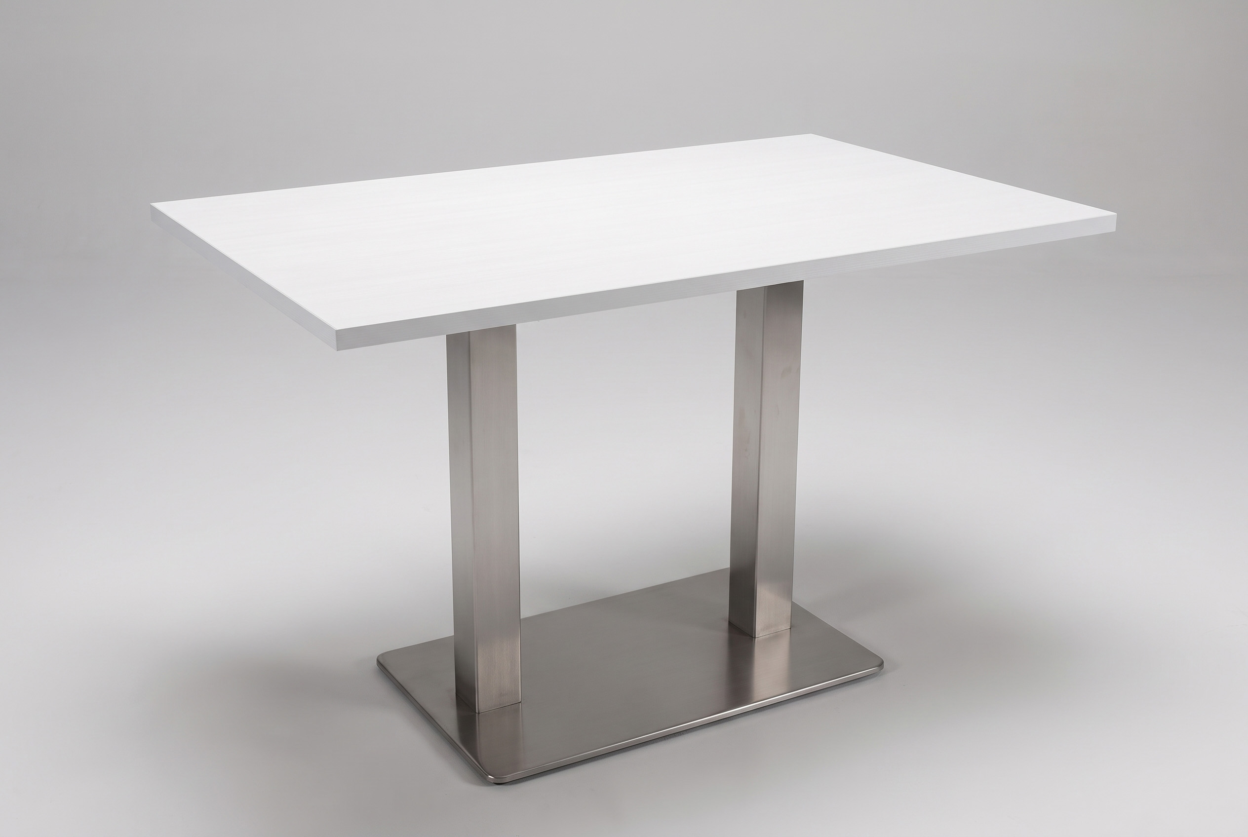 Tisch Bergamo 120x80cm Weiss Restauranttisch Bistrotisch Gastrotisch