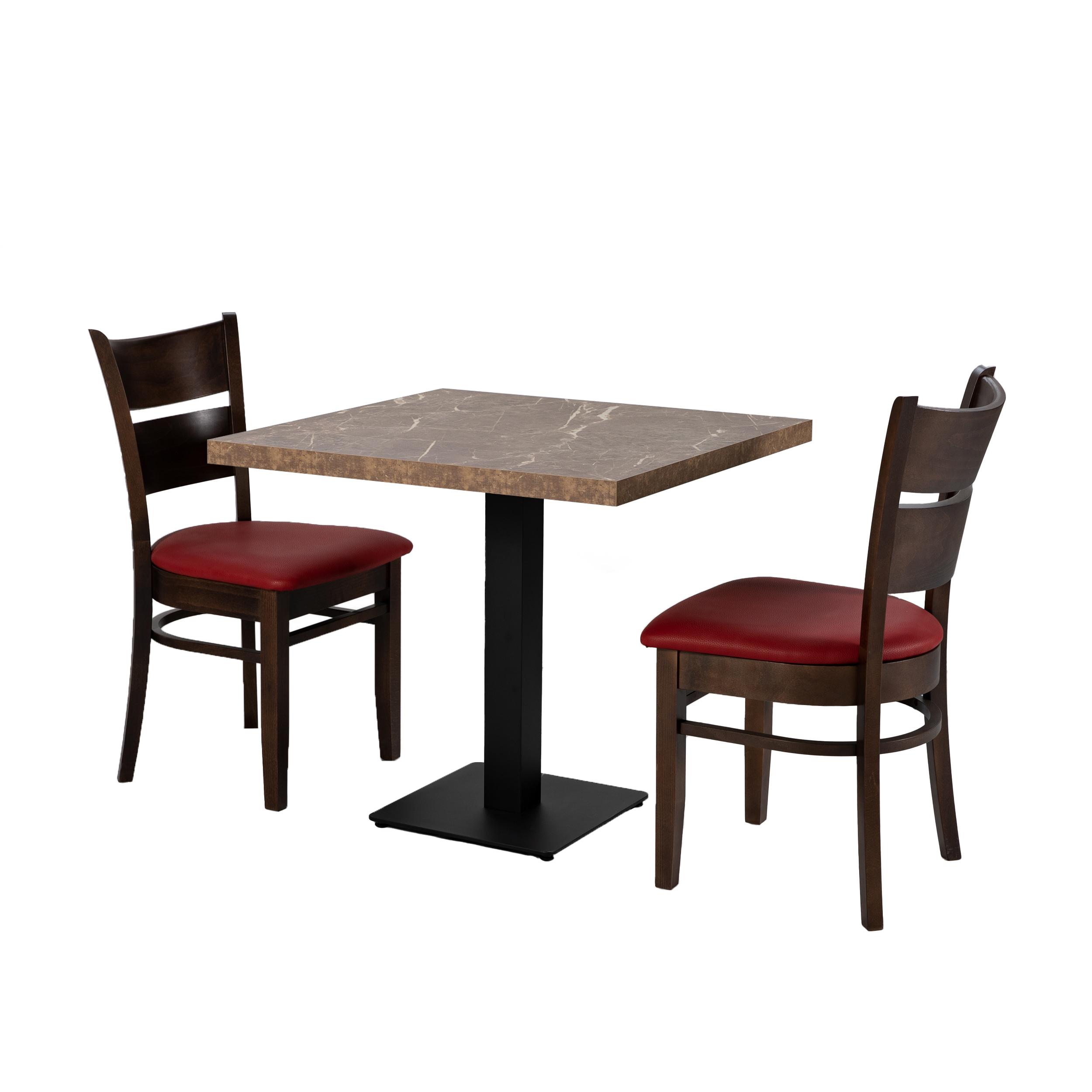 Restauranttisch Catania Mocca Marmor Optik 70x70cm Bistrotisch Gastrotisch-ING10747 Restauranttisch Catania Mocca Marmor Optik 70x70cm Bistrotisch Gastrotisch-ING10747