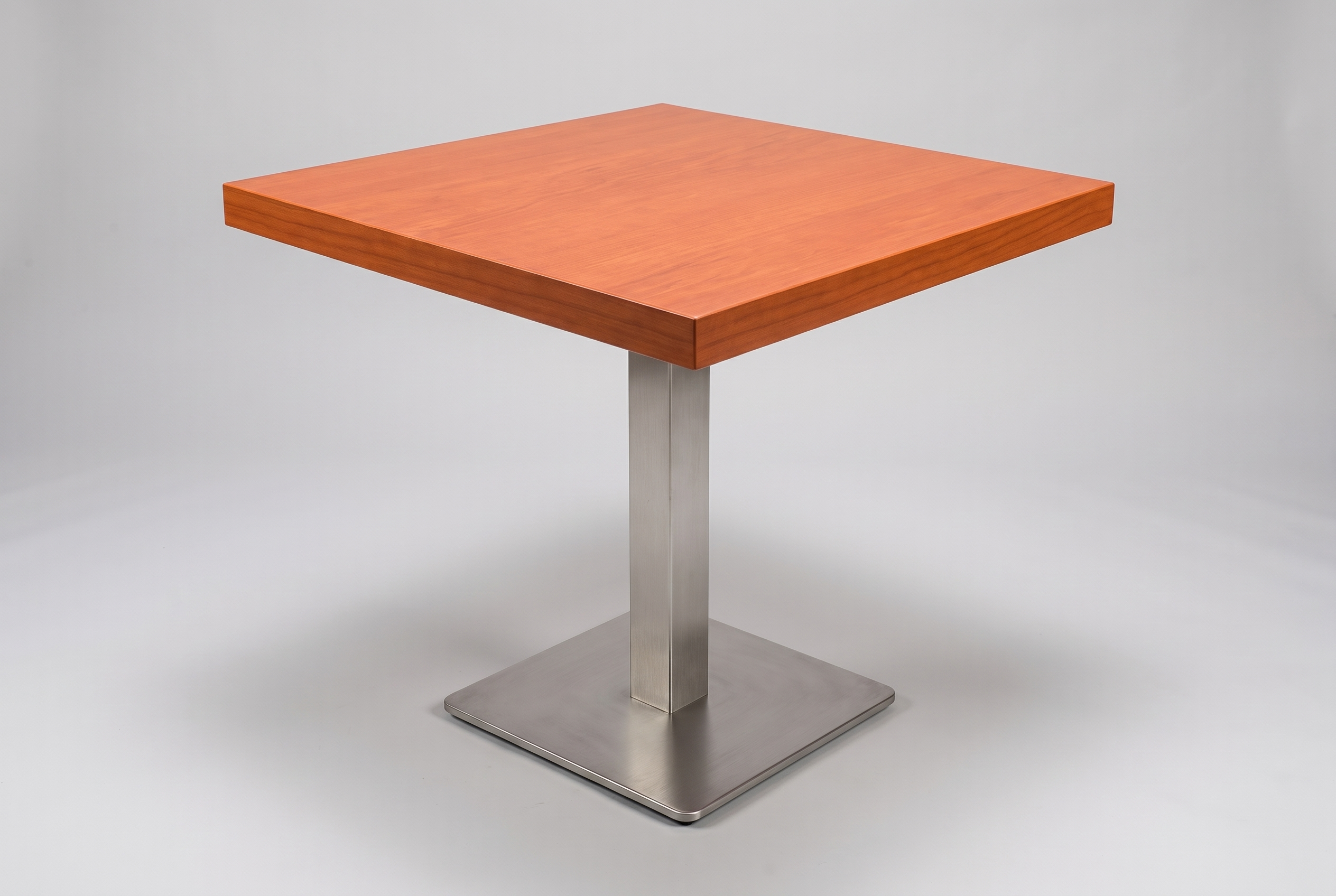 Table Bari 50x50cm acajou Table de restaurant Table de bistrot