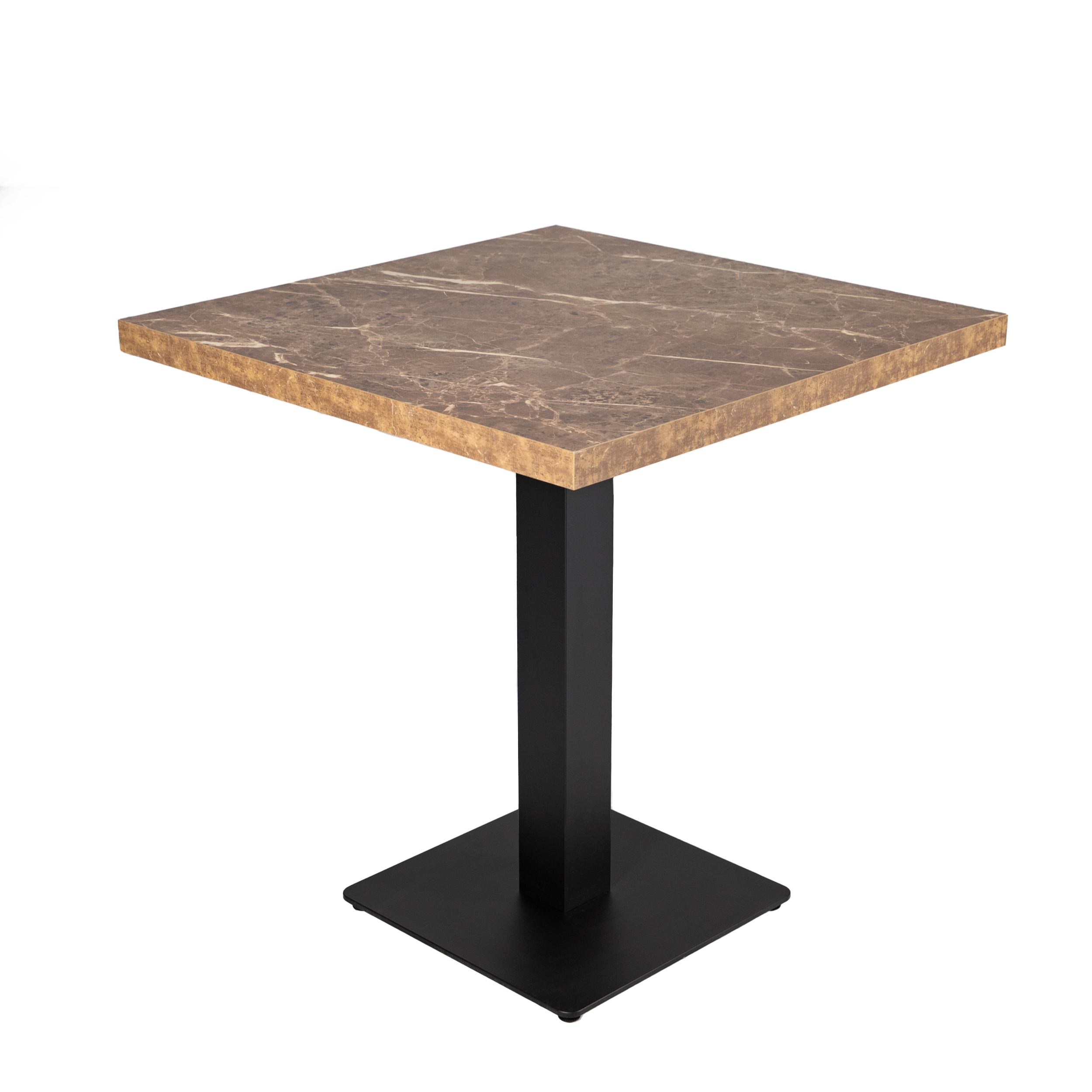 Restauranttisch Catania Mocca Marmor Optik 70x70cm Bistrotisch Gastrotisch-ING10747 Restauranttisch Catania Mocca Marmor Optik 70x70cm Bistrotisch Gastrotisch-ING10747