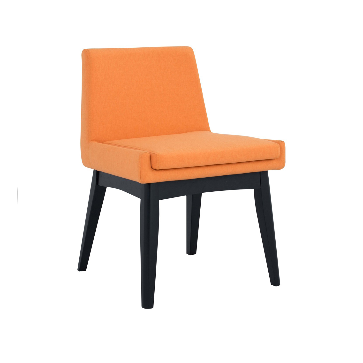 Restaurant Stühle Chano Orange mit Schwarze beine aus massivholz-ING10856 Restaurant Stühle Chano Orange mit Schwarze beine aus massivholz-ING10856