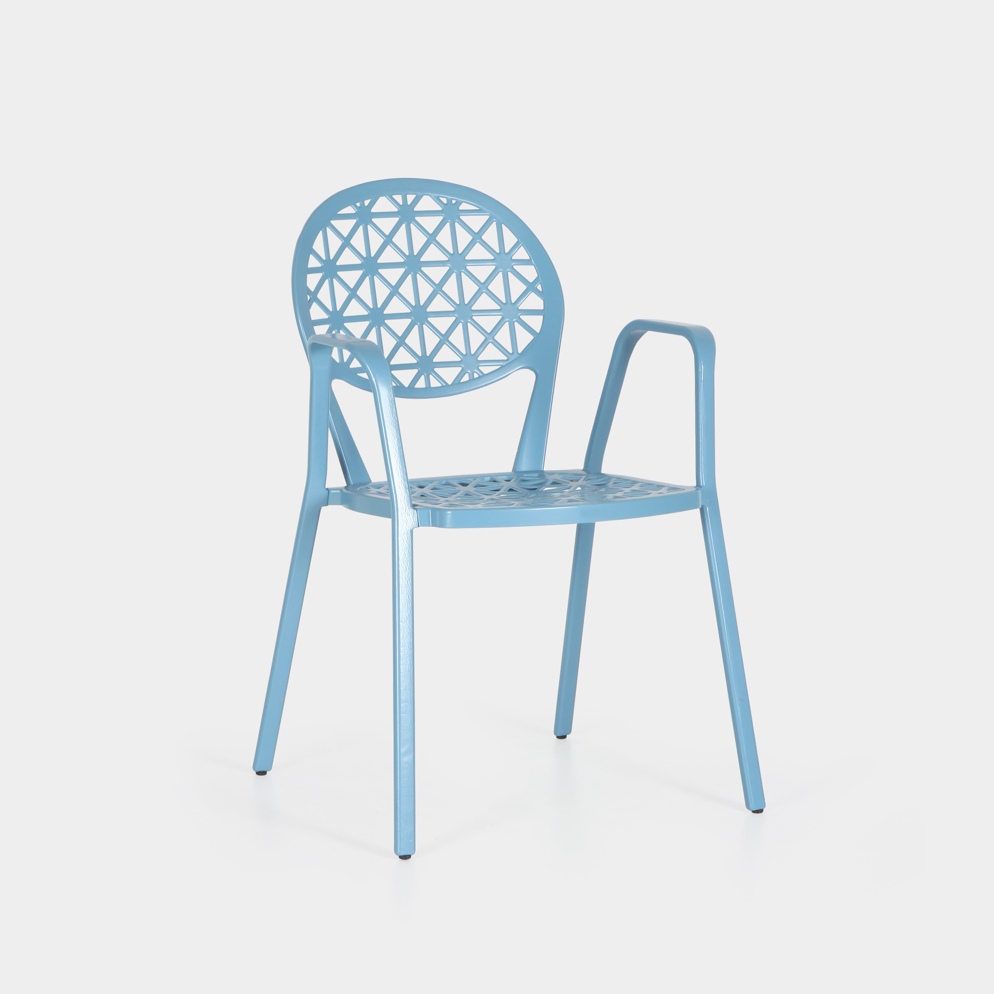 Outdoor Stuhl Aluminium Mersin Blau