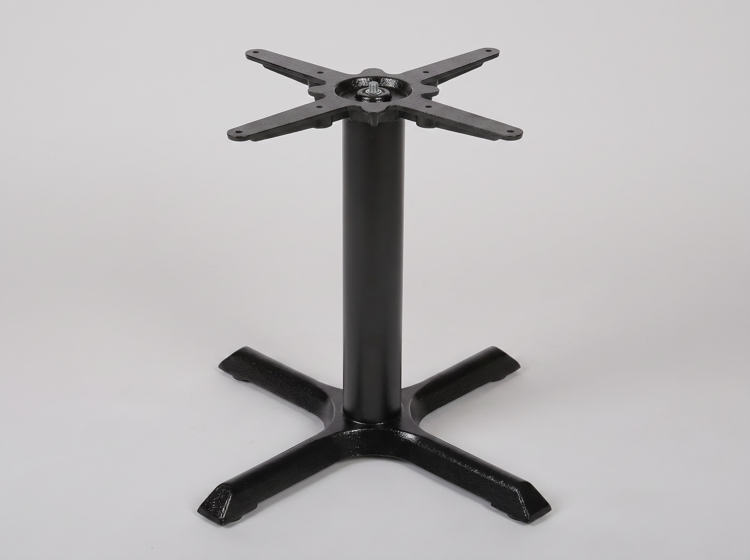 Lounge Tischbein 48cm hoch Gusseisen Schwarz GTS12 - Innenbereich Außenbereich