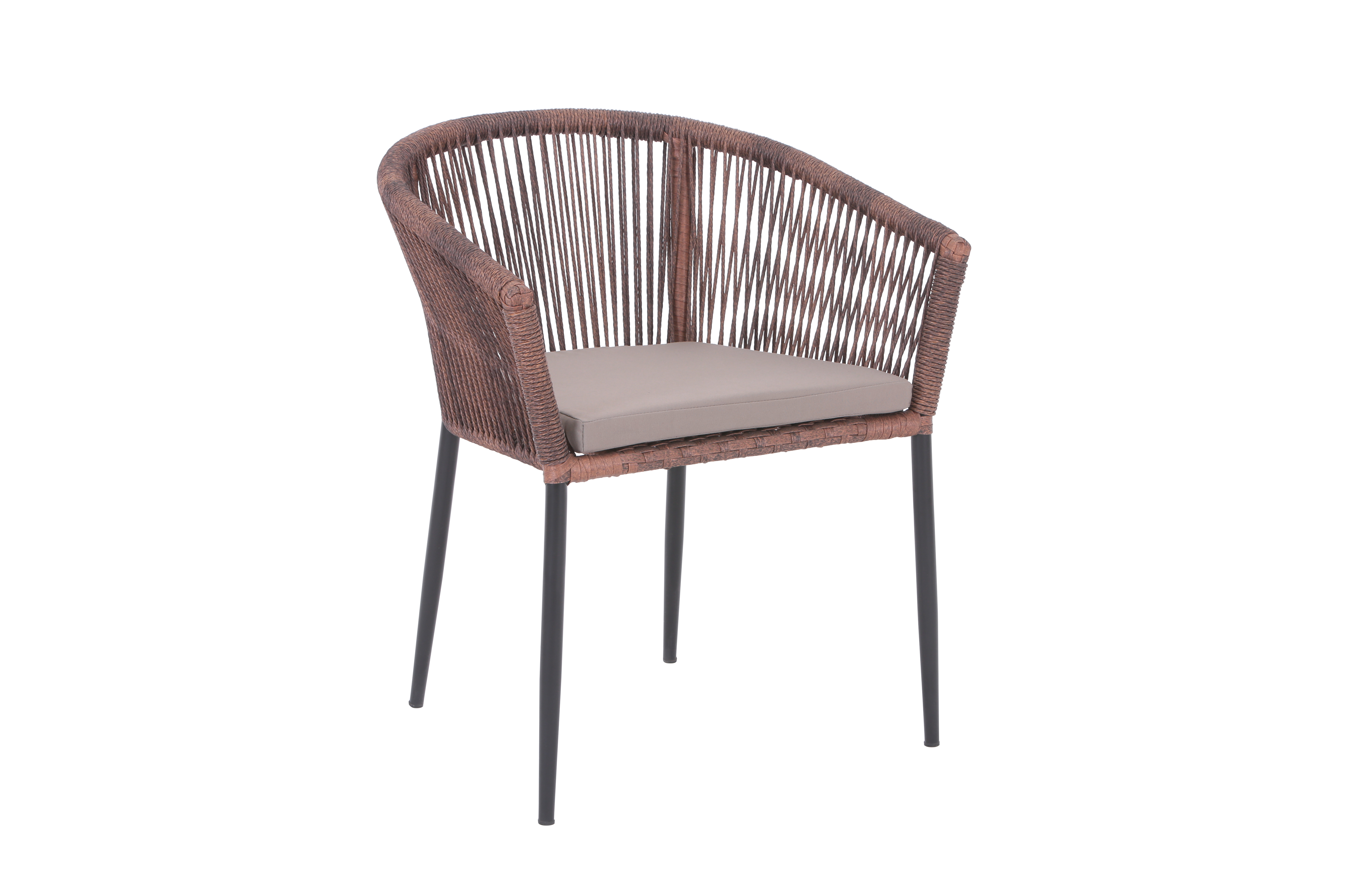 Chaise d'extérieur Siena avec cadre en aluminium pour l'extérieur Fauteuil anthracite Chaise d'extérieur Siena avec cadre en aluminium pour l'extérieur Fauteuil anthracite