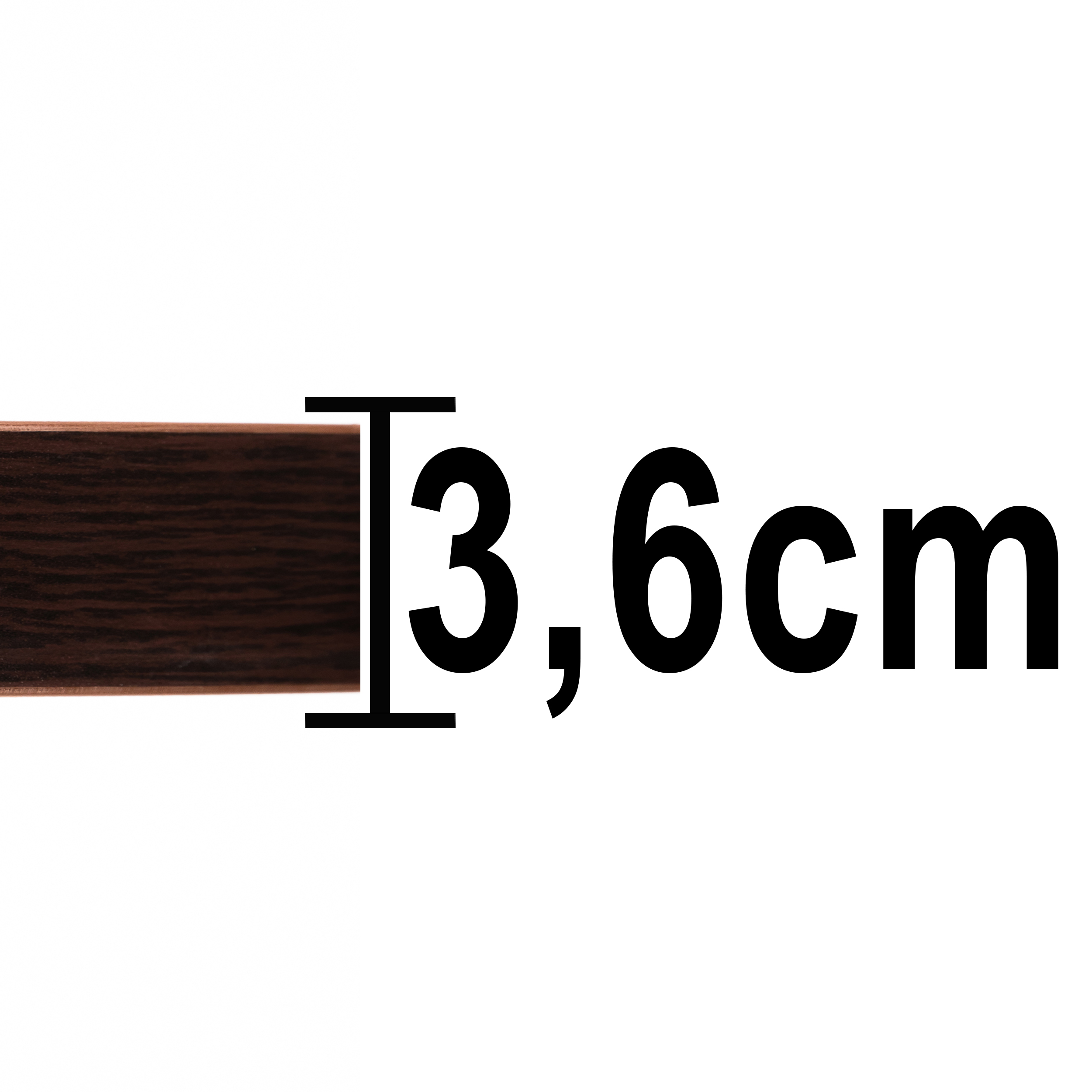 Plattenstarke-3-6 Restaurant Bistro Tisch Rund D120x3,6cm Milano Dunkelbraun Tischbein Schwarz