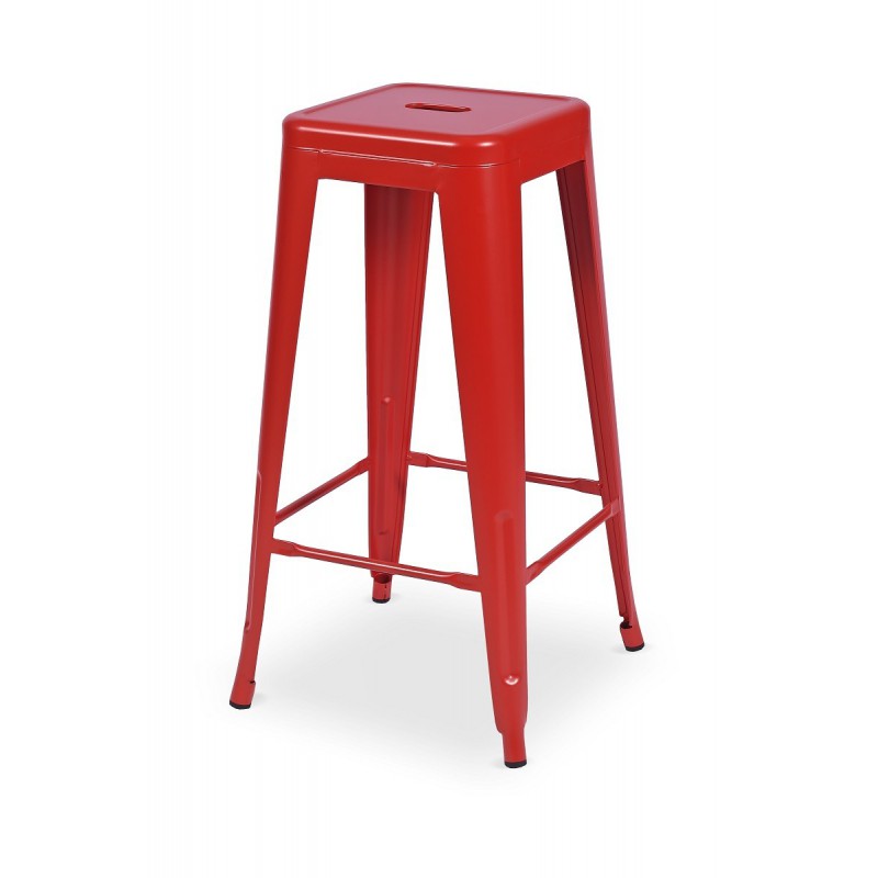 Barhocker aus Stahl Steel Colore Rot Barhocker aus Stahl Steel Colore Rot