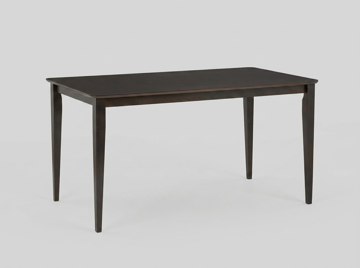 Restaurant Bistro Tisch 150x80cm Vollholz Dunkelbraun Polly