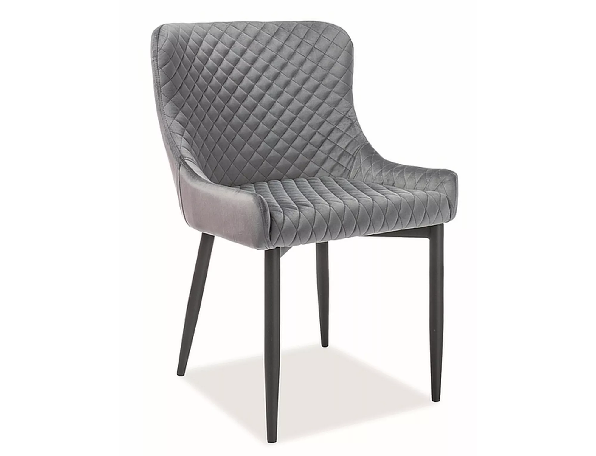 Restaurant Bistro Hotel Chaise Artus en tissu velours gris avec accoudoirs 