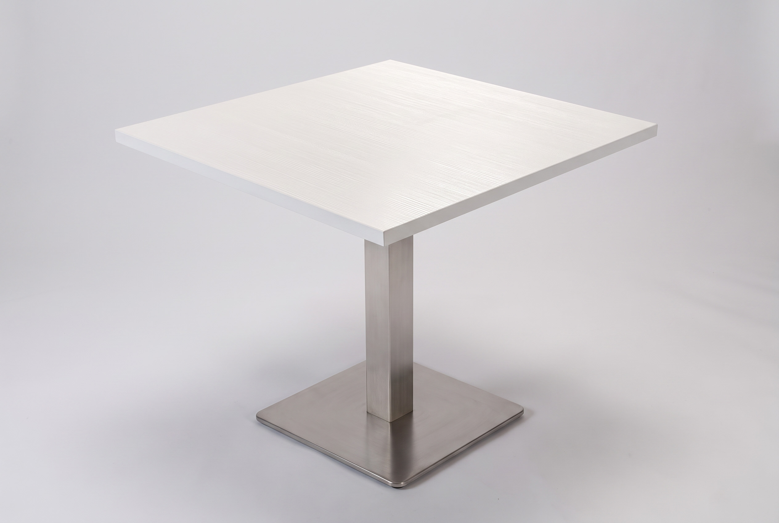 Tisch Bergamo 80x80cm Weiss Restauranttisch Bistrotisch Gastrotisch