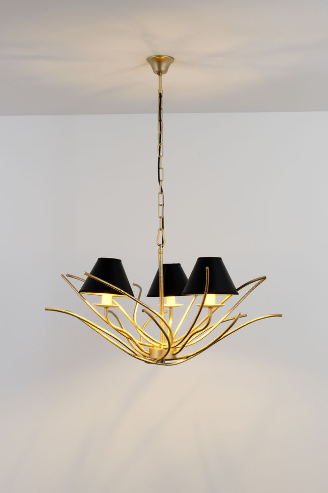 Pendelleuchte 3-flammig Elba Gold Pendelleuchte 3-flammig Elba Gold